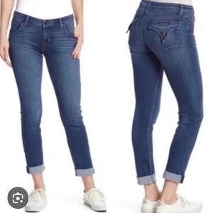 Hudson Jeans Women's Dark Blue Cropped Ankle Jeans
